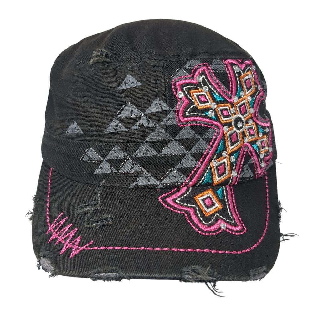 Cross Dynamax Cadet Army Cap Black One Size Adjus… - image 1